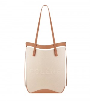 Polene Ilo Tote Bags 白 ブラウン | JAPAN 0V25B