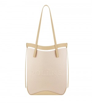 Polene Ilo Tote Bags 白 ブラウン | JAPAN 8O36X