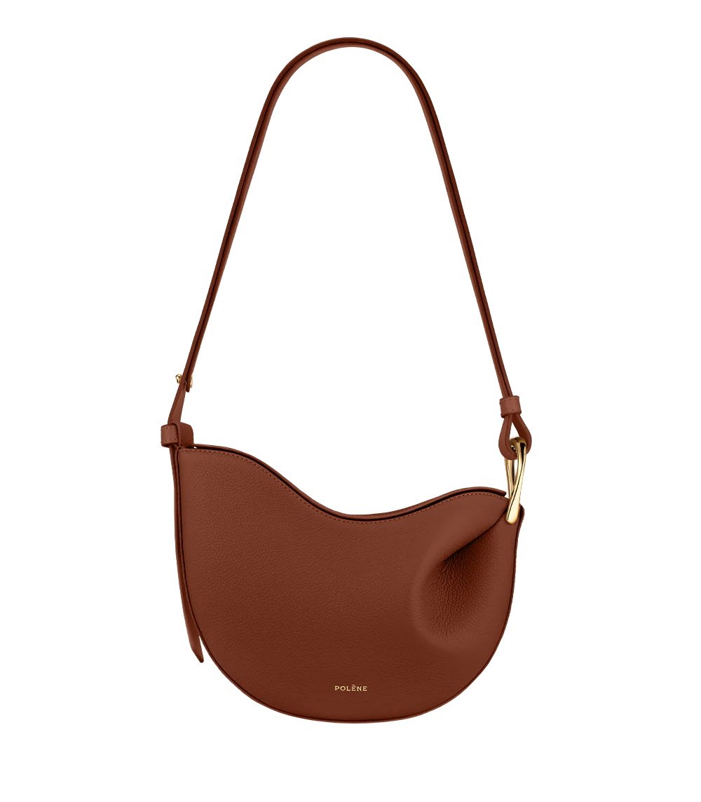 Polene Tonca Crossbody Bags ブラウン | JAPAN 9F24W